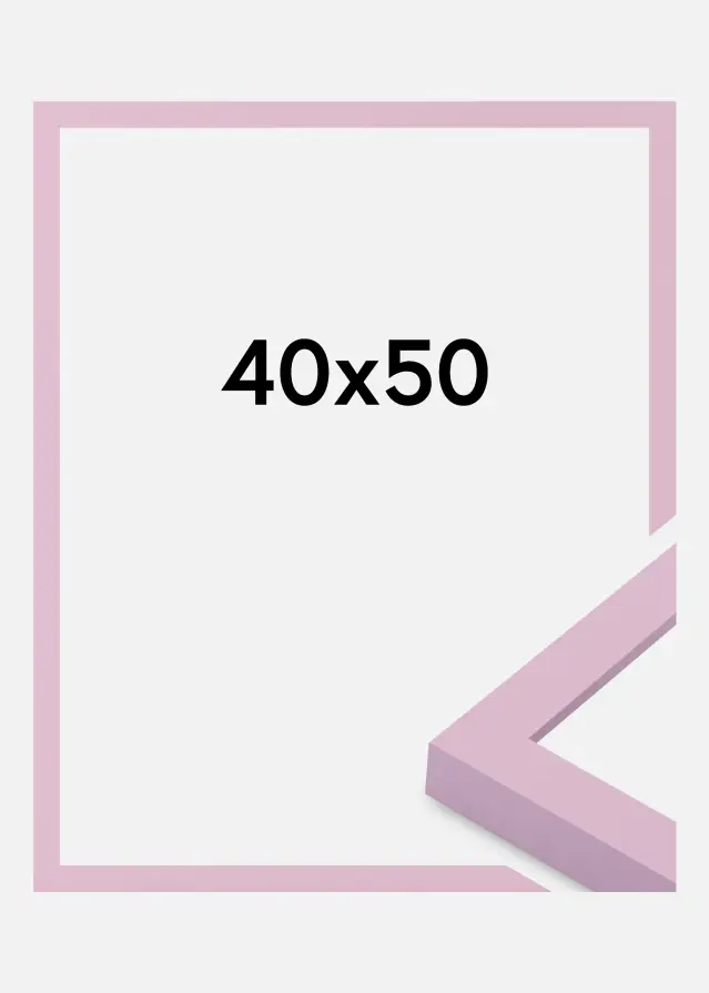 Jämtlands Ramfabrik Frame Selection Acrylic Glass Pink 40x50 cm