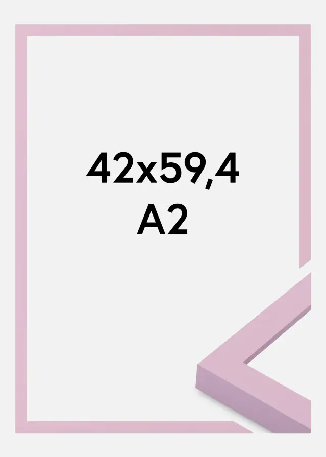 Jämtlands Ramfabrik Frame Selection Acrylic Glass Pink 42x59.4 cm (A2)