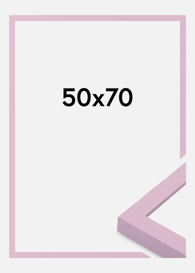 Jämtlands Ramfabrik Frame Selection Acrylic Glass Pink 50x70 cm