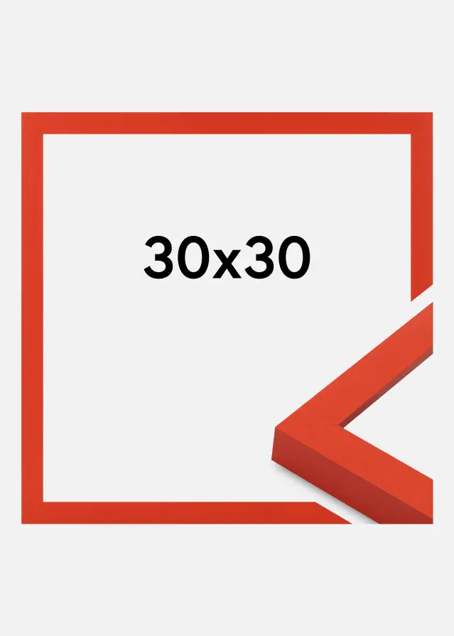 Jämtlands Ramfabrik Frame Selection Acrylic Glass Red 30x30 cm