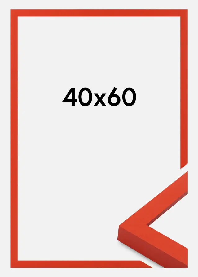 Jämtlands Ramfabrik Frame Selection Acrylic Glass Red 40x60 cm