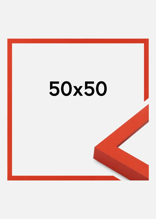 Jämtlands Ramfabrik Frame Selection Acrylic Glass Red 50x50 cm