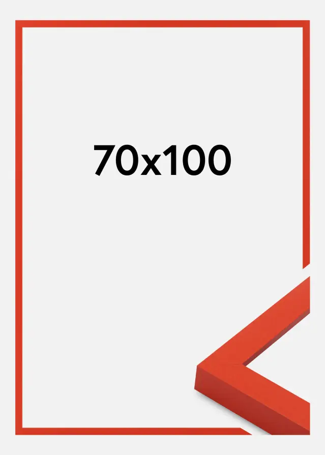 Jämtlands Ramfabrik Frame Selection Acrylic Glass Red 70x100 cm