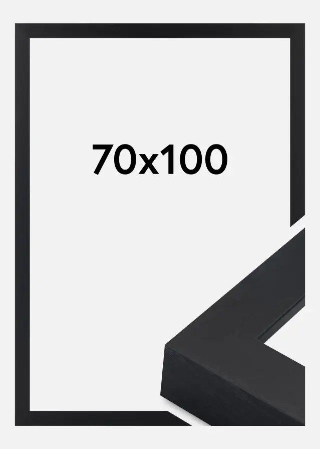 Jämtlands Ramfabrik Frame Wells Acrylic Glass Black 70x100 cm