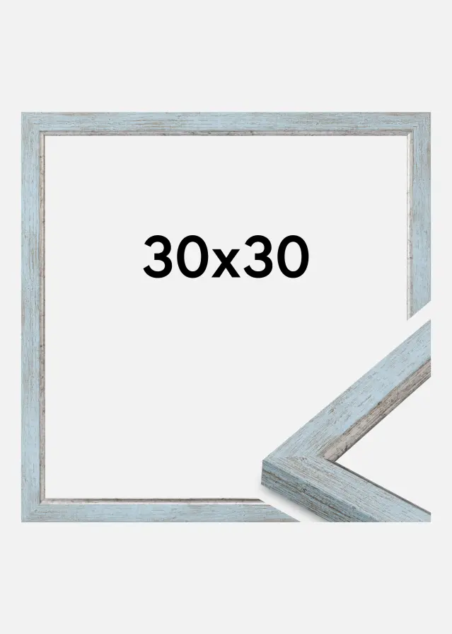 Jämtlands Ramfabrik Frame Whitby Acrylic Glass Blue 30x30 cm