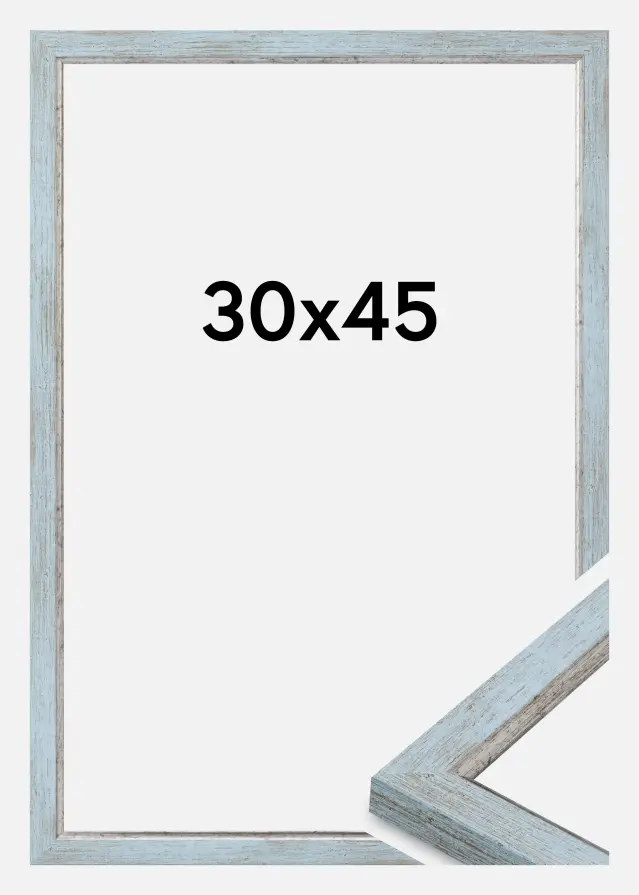 Jämtlands Ramfabrik Frame Whitby Acrylic Glass Blue 30x45 cm