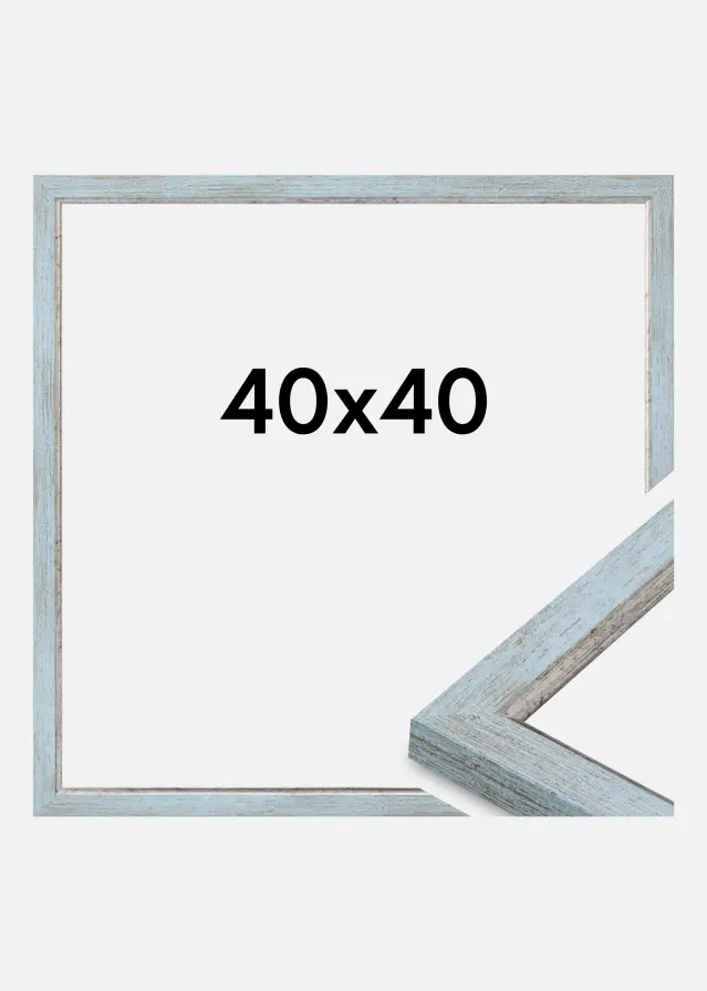 Jämtlands Ramfabrik Frame Whitby Acrylic Glass Blue 40x40 cm