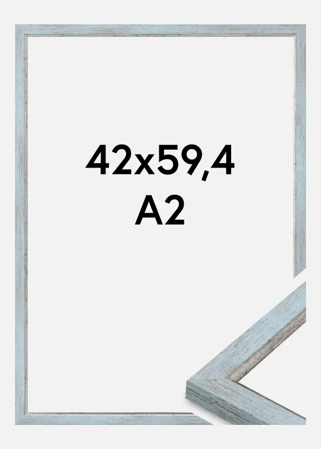 Jämtlands Ramfabrik Frame Whitby Acrylic Glass Blue 42x59.4 cm (A2)