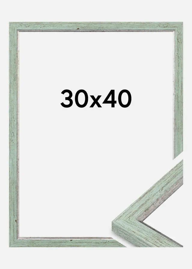 Jämtlands Ramfabrik Frame Whitby Acrylic Glass Green 30x40 cm