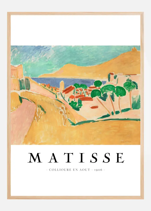 Bildverkstad Collioure En Aout II - Henri Matisse Poster