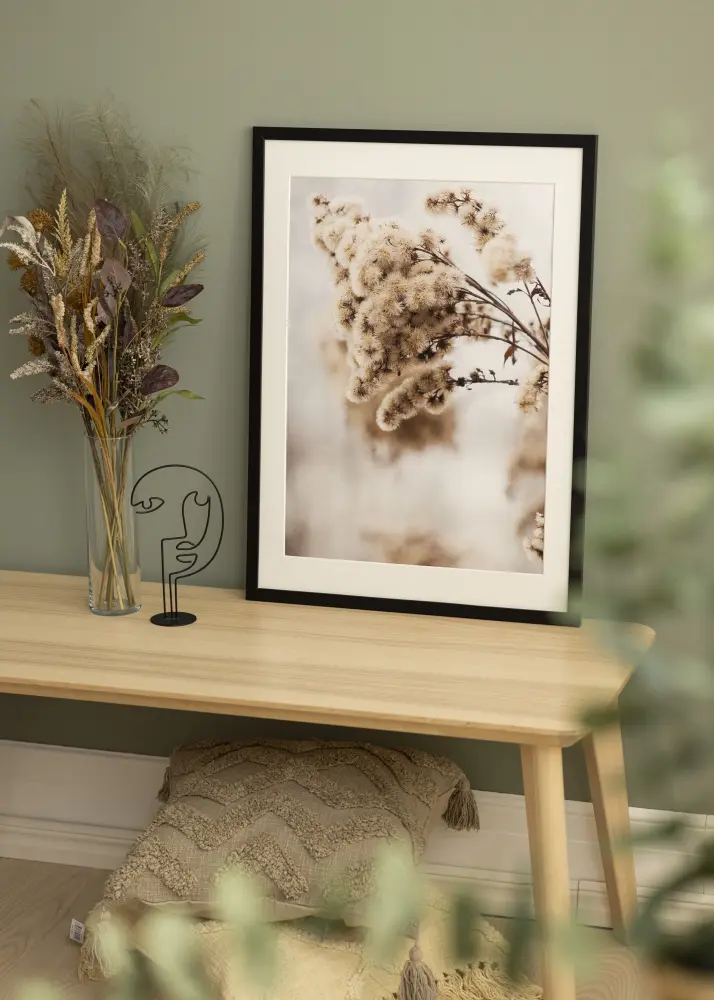 Ram med passepartou Frame Stilren Black 55x70 cm - Mounts White 46x60 cm