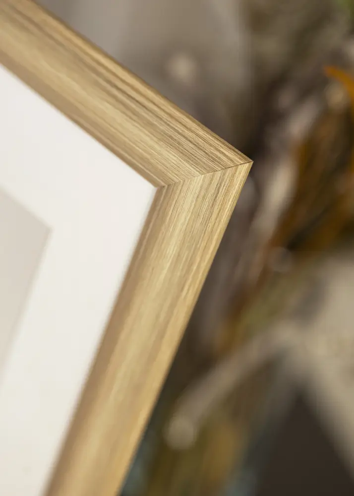 Ram med passepartou Frame Västkusten Oak 40x50 cm - Mounts White 28x38 cm