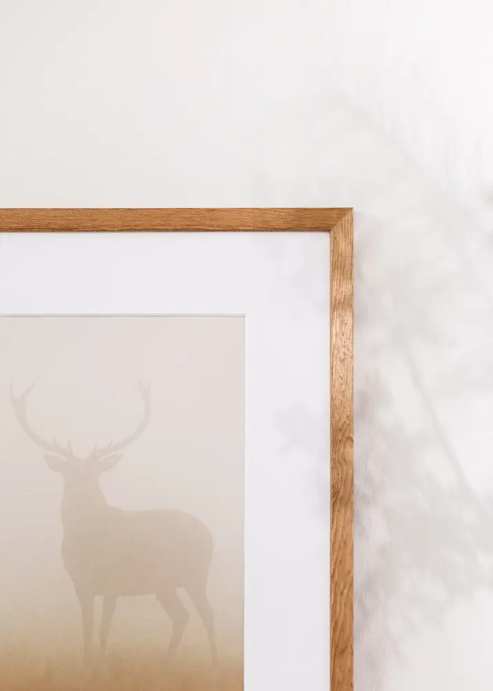 Ramverkstad Frame Tulipa Acrylic Glass Oak 30x40 cm
