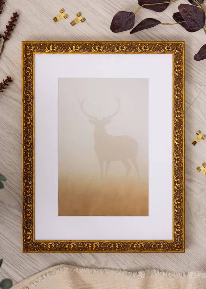 Ramverkstad Frame Amber Acrylic Glass Gold 40x50 cm