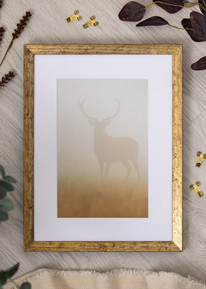 Ramverkstad Frame Dune Acrylic Glass Gold 30x40 cm