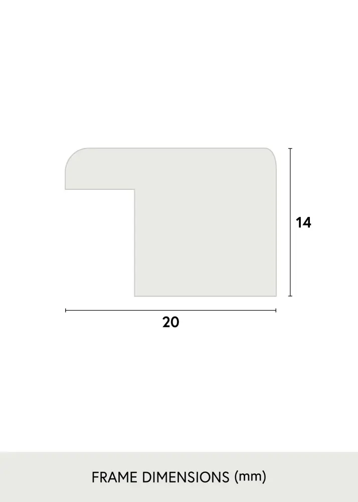 Estancia Frame Hedesunda Acrylic glass Oak 21x29.7 cm (A4)