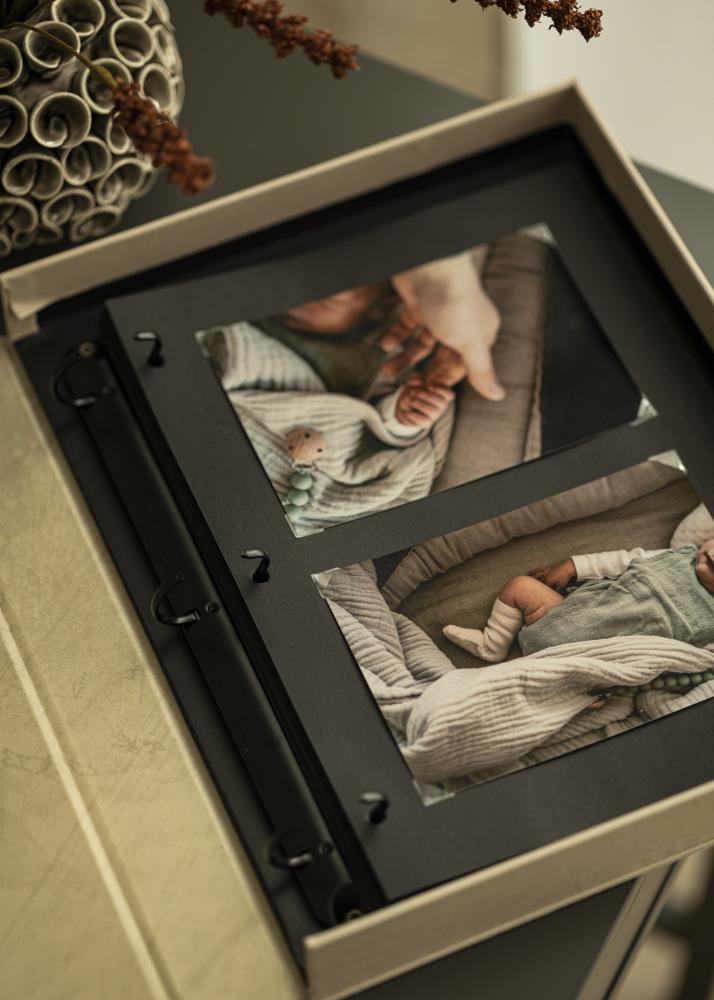 KAILA Album Sheets for KAILA Coffee Table Photo Album - 10-Pack Black