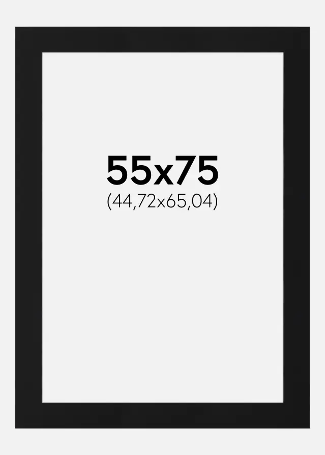 Artlink Mount Black Standard (White Core) 55x75 cm (44,72x65,04)