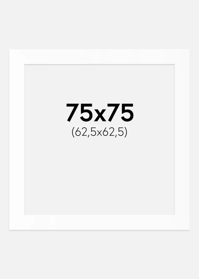 Artlink Mount White Standard (White Core) 75x75 cm (62,5x62,5)