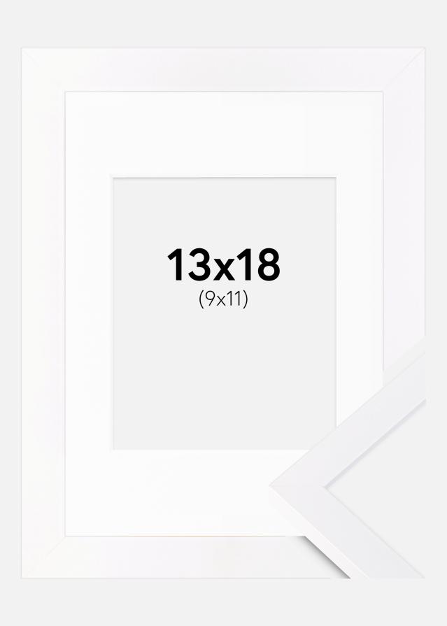 Ram med passepartou Frame Selection White 13x18 cm - Picture Mount White 10x12 cm