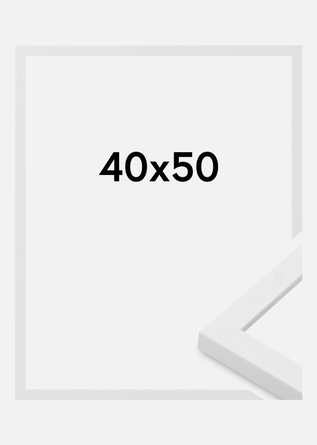 Jämtlands Ramfabrik Frame Oban Acrylic Glass White 40x50 cm