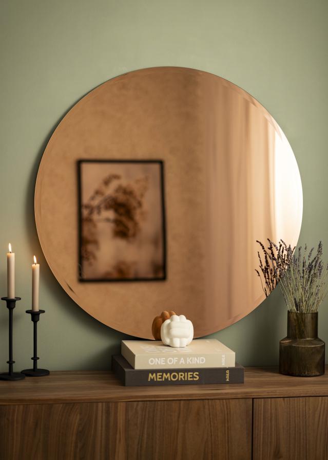KAILA KAILA Round Mirror Rose Gold Deluxe 90 cm Ø