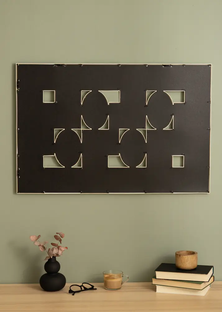 BGA Life Gallery Collage Frame Cream - 24 Pictures