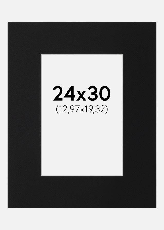 Artlink Mount Black Standard (White Core) 24x30 cm (12,97x19,32)