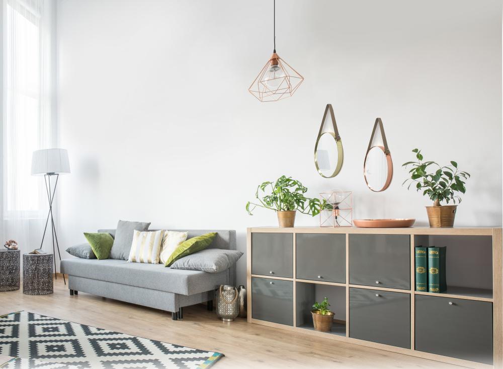 Innova Editions Mirror Round Metal Copper Ø 30 CM