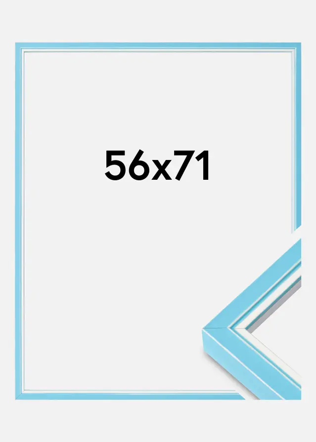 Mavanti Frame Diana Acrylic Glass Light Blue 56x71 cm
