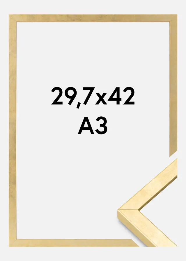 Mavanti Frame Ares Acrylic Glass Gold 29.7x42 cm (A3)