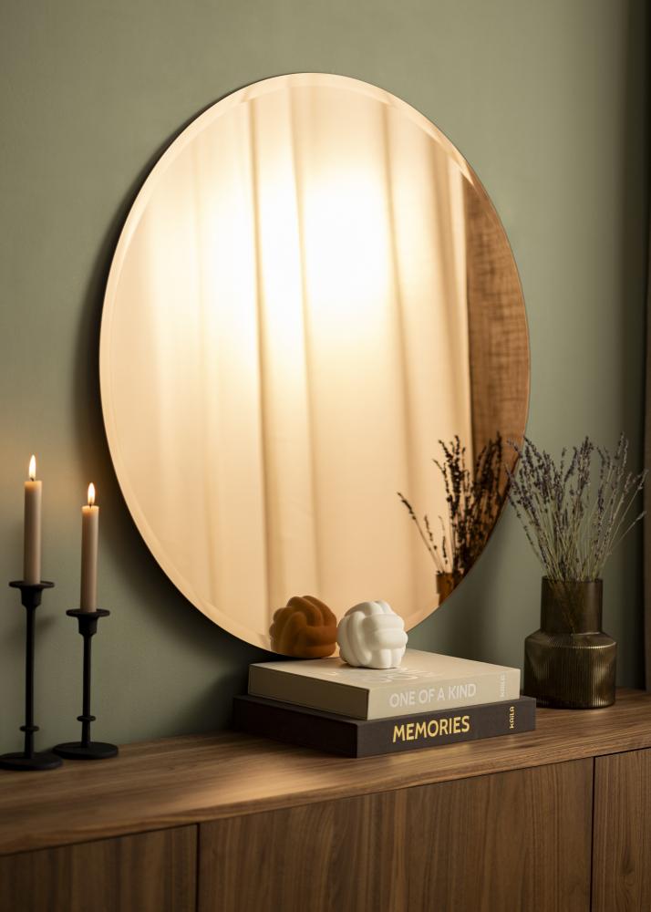 KAILA KAILA Round Mirror Rose Gold Deluxe 90 cm Ø