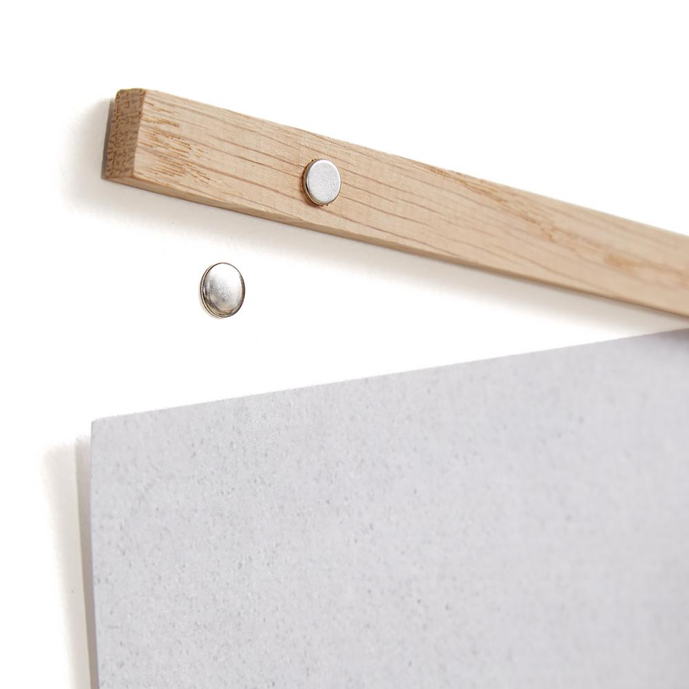 By Wirth Wall Sticks Magnets Nature Oak 21 cm