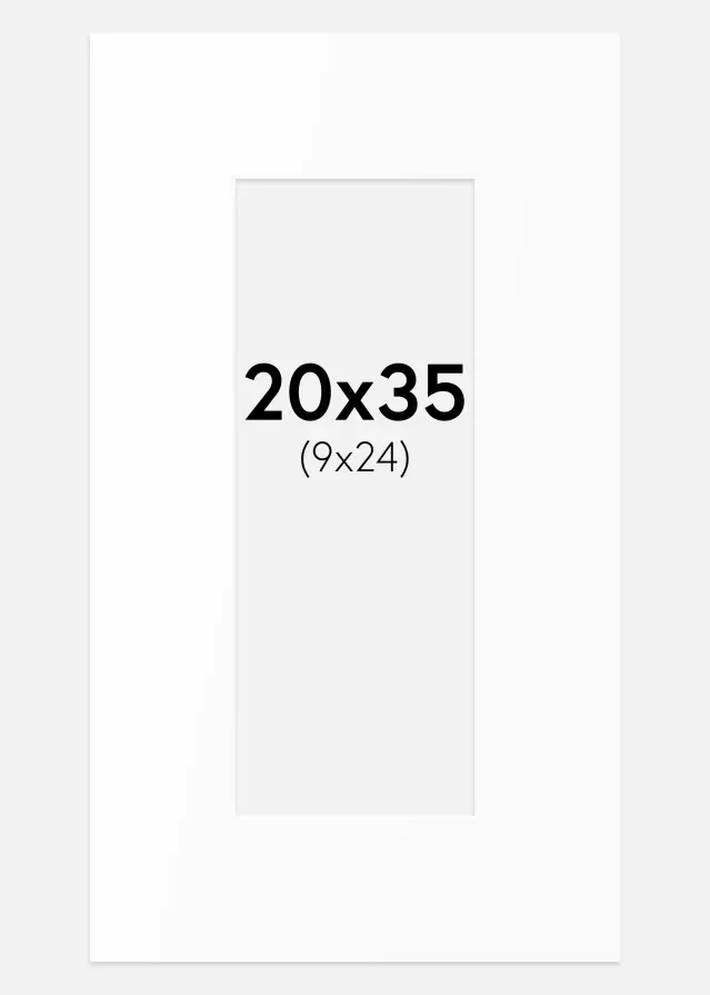 Estancia Mount White Standard (White Core) 20x35 cm (9x24)