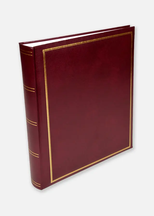 Focus Exclusive Line Maxi Photo Album Maroon 30x33 cm (100 White pages / 50 sheets)