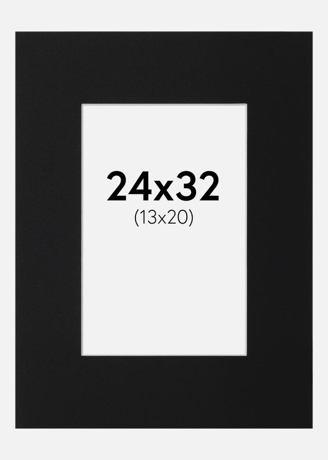 Artlink Mount Black Standard (White Core) 24x32 cm (13x20)