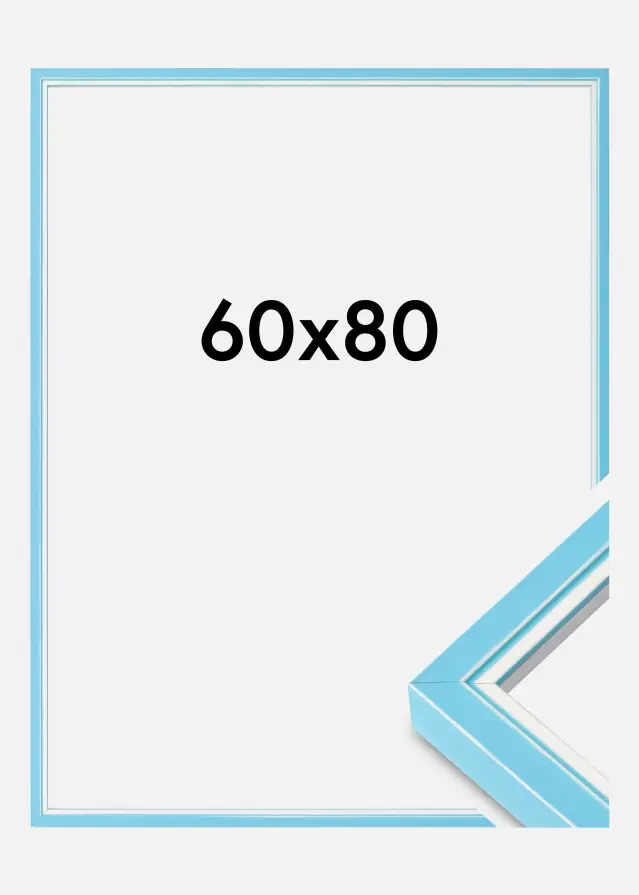 Mavanti Frame Diana Acrylic Glass Light Blue 60x80 cm