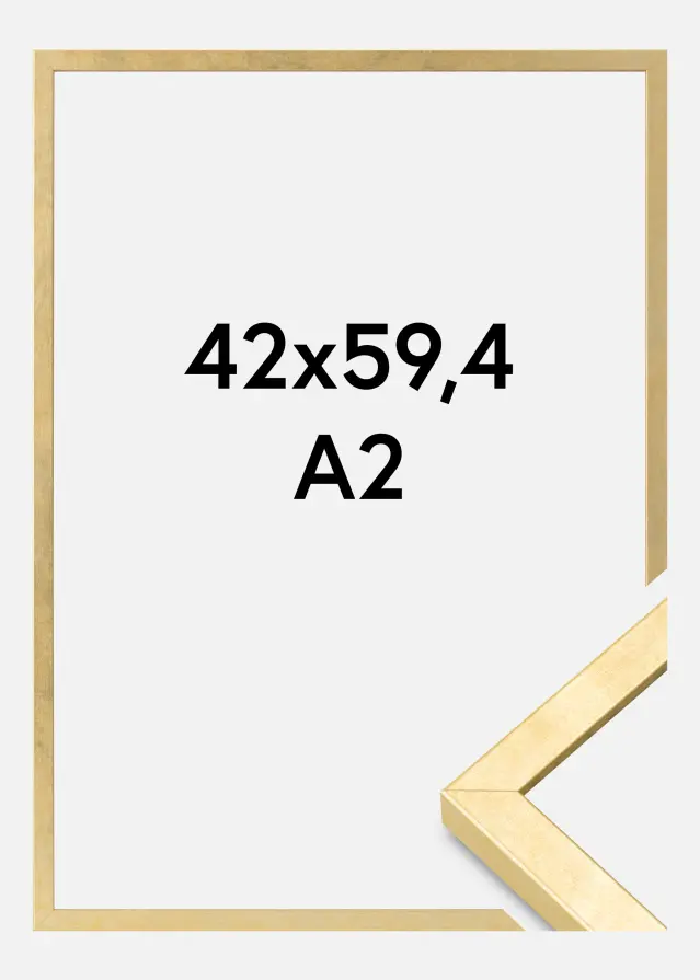 Mavanti Frame Ares Acrylic Glass Gold 42x59.4 cm (A2)
