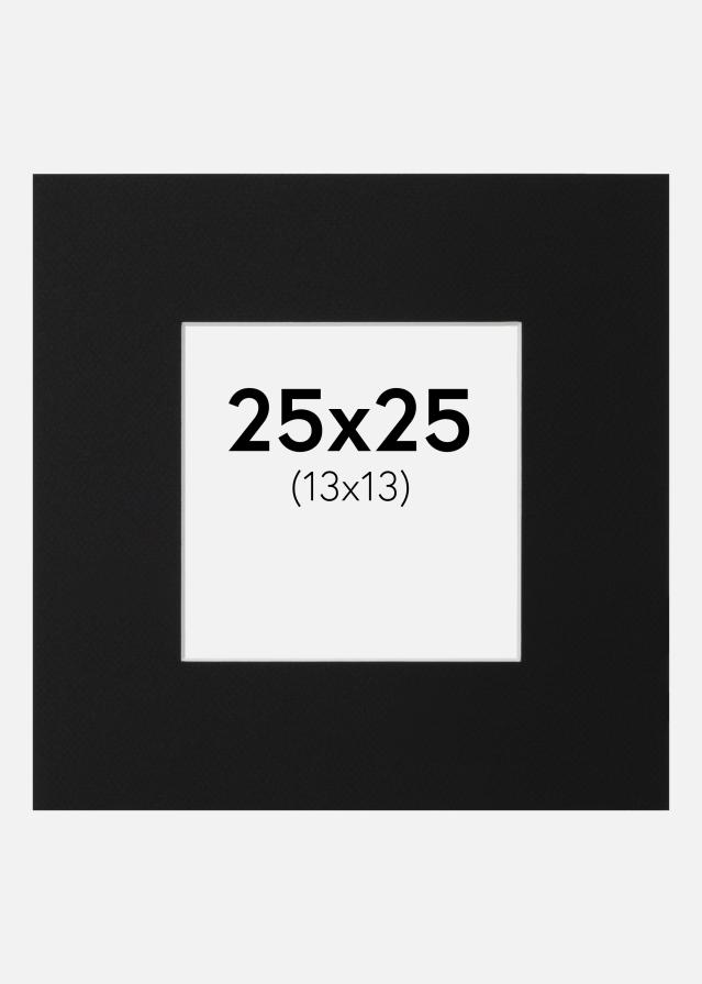 Artlink Mount Black Standard (White Core) 25x25 cm (13x13)