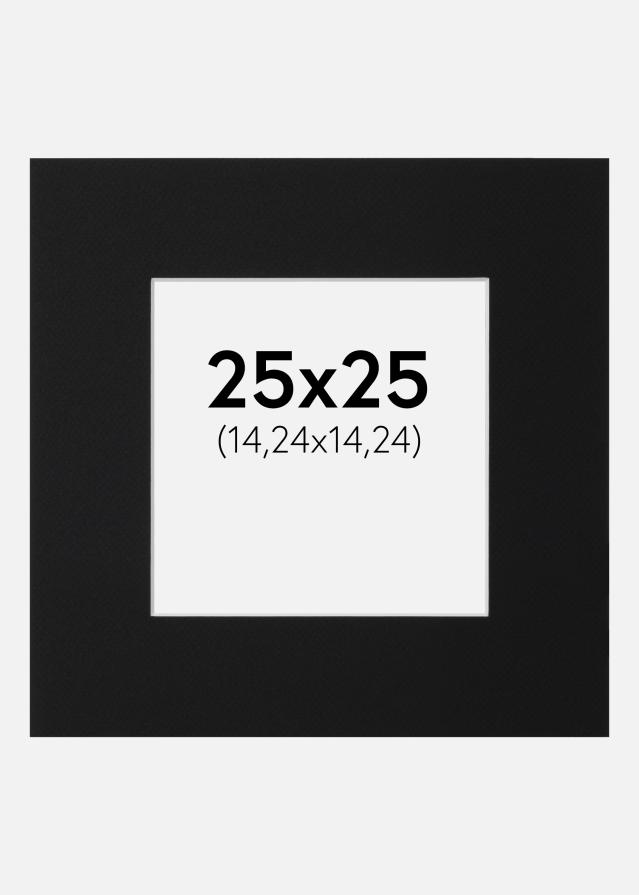 Artlink Mount Black Standard (White Core) 25x25 cm (14,24x14,24)