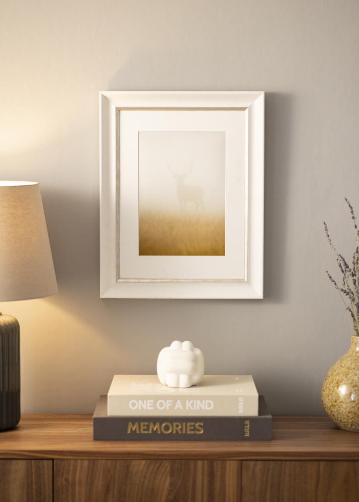 Ramverkstad Frame Åshammar White/Silver - Custom Size