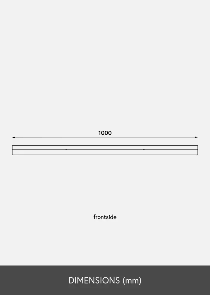 Artlink Picture shelf White 100 cm