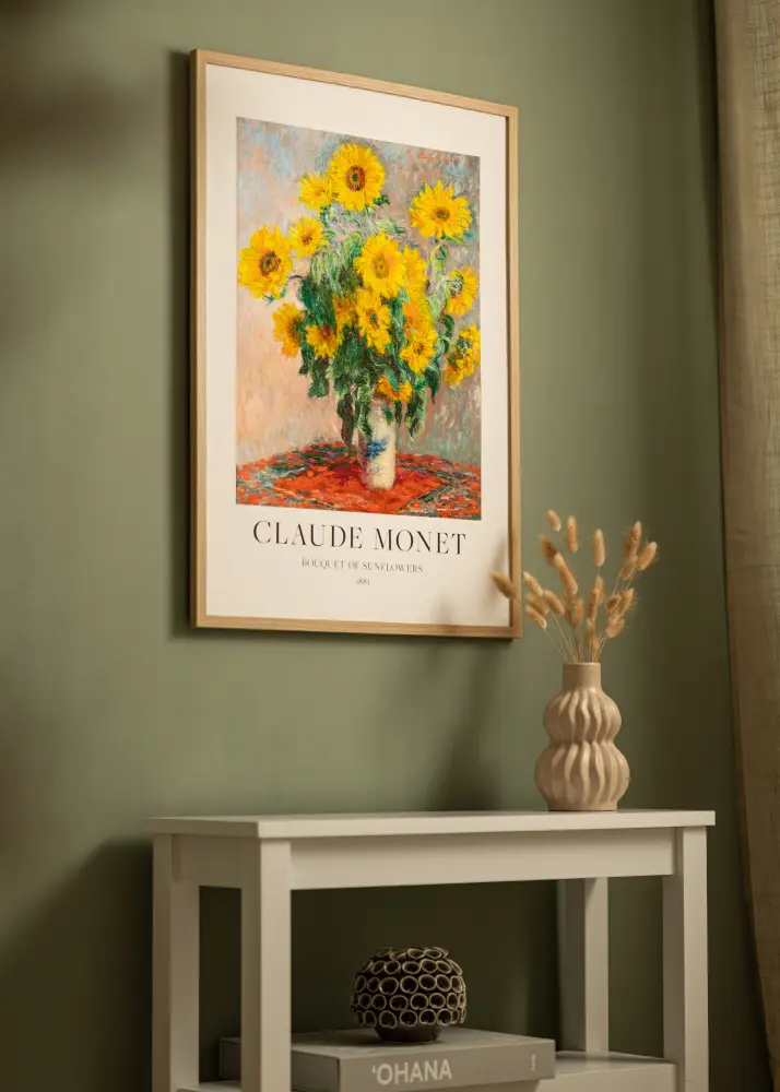 BGA Frame Deco Acrylic Glass Oak 21x29.7 cm (A4)