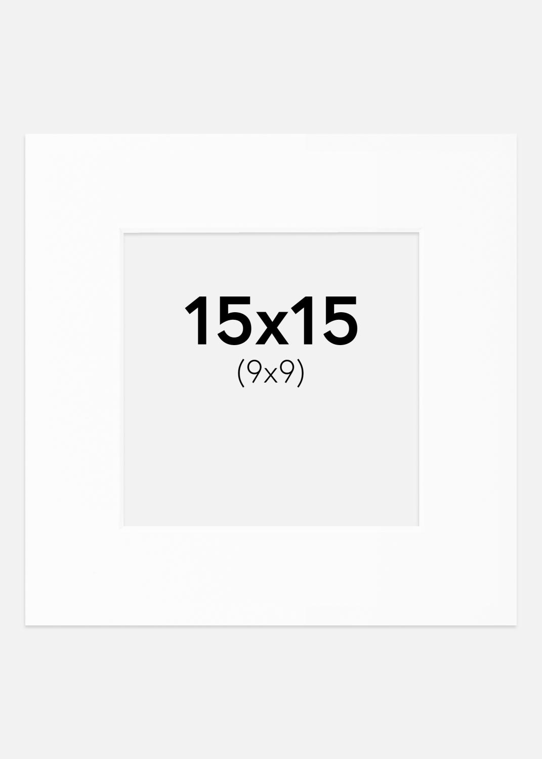 Product Image for Mount White Standard (White Core) 15x15 cm (9x9)