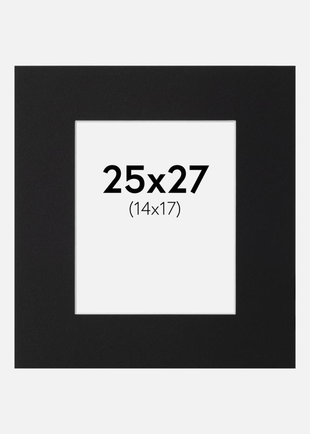 Artlink Mount Black Standard (White Core) 25x27 cm (14x17)