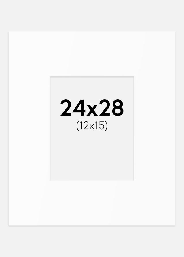 Artlink Mount White Standard (White Core) 24x28 cm (12x15)