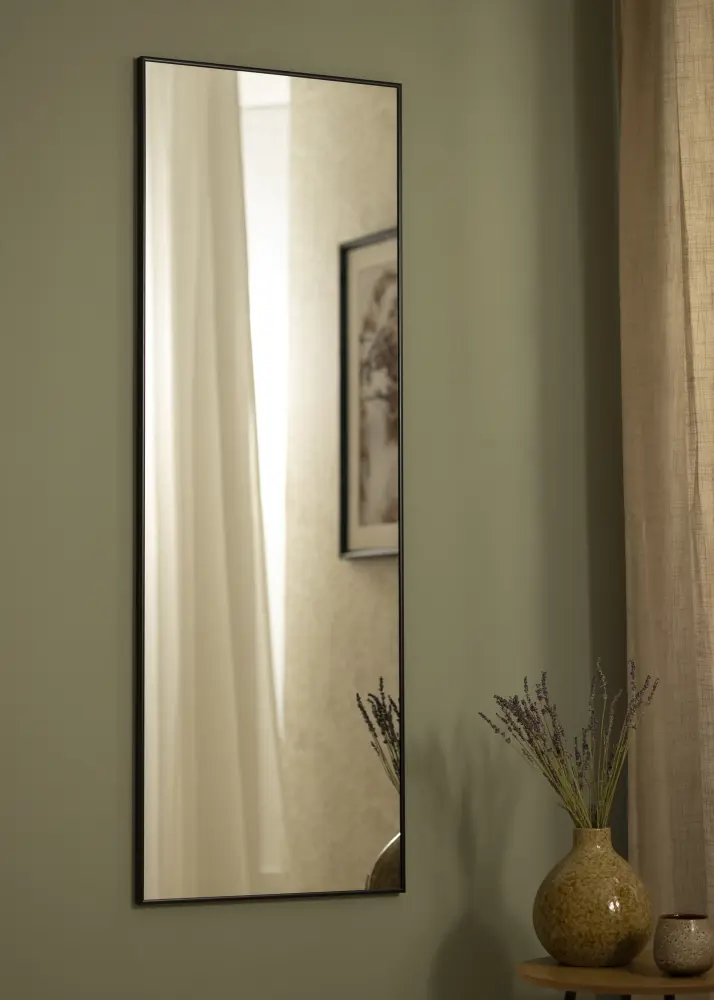 Incado Mirror Minimal Black 45x130 cm