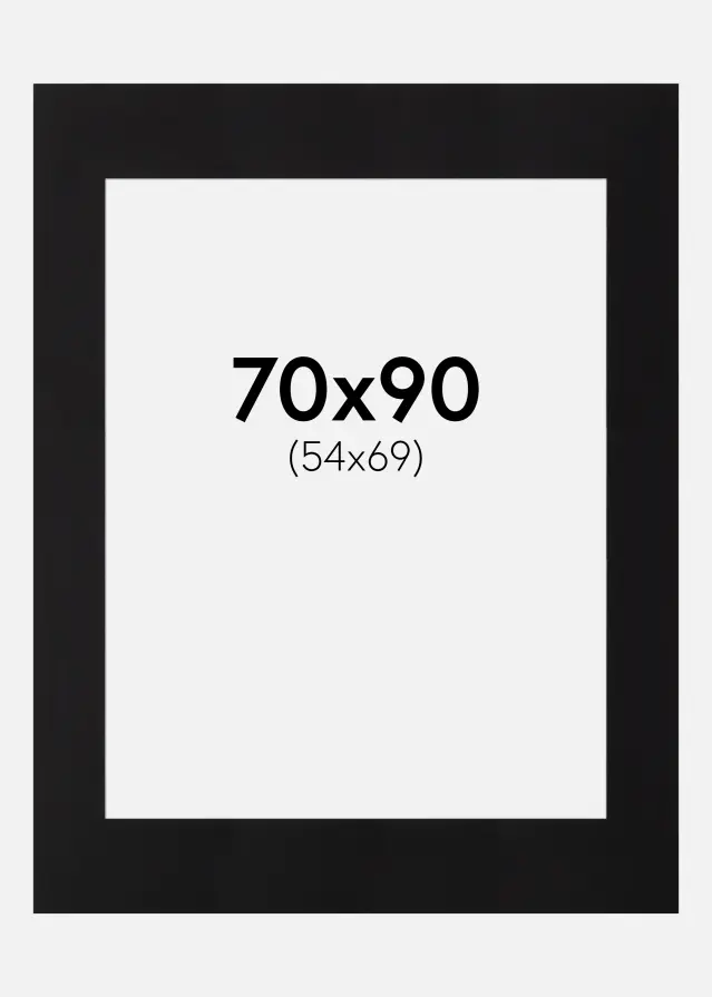 Galleri 1 Mount Canson Black (White Core) 70x90 cm (54x69)