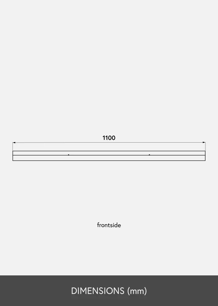 Artlink Picture shelf Oak 110 cm