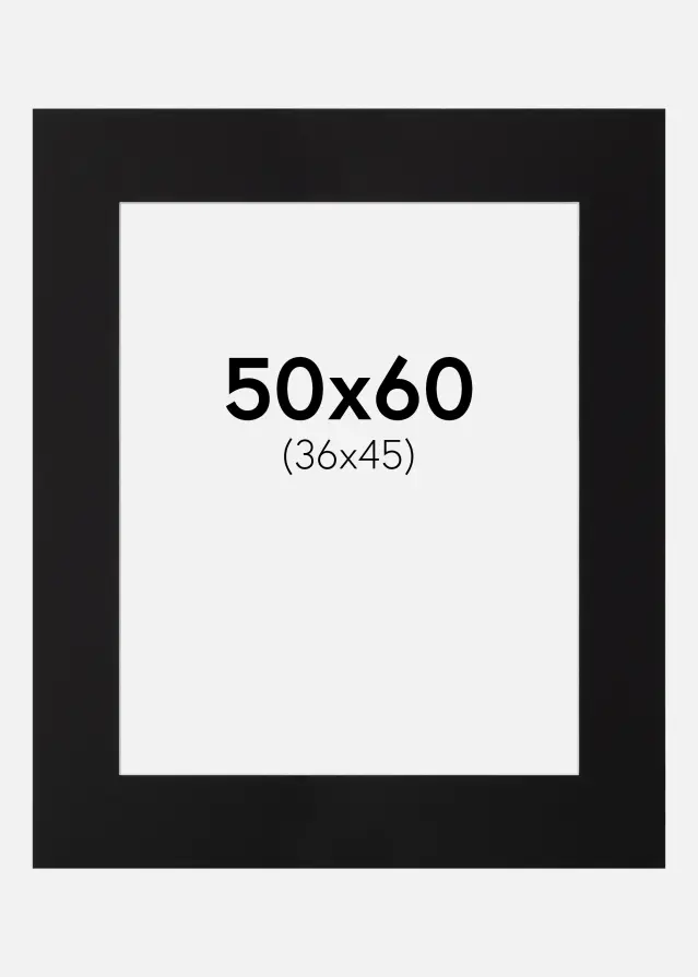Artlink Mount Black Standard (White Core) 50x60 cm (36x45)